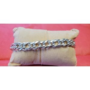 Sterling Curb link bracelet